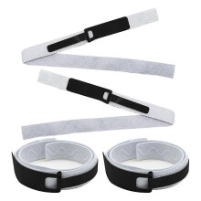 Foley Catheter Holder Urinary Legband Holder 4 Pcs Elastic Catheter Leg Strap Foley Catheter Stabilization Device Black