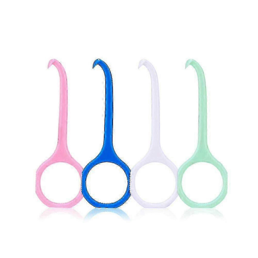 Pink/Blue/Green Hk&Hanker 4 Pack Of Orthokey Clear Aligner Removal Instruments For Invisalign Detachable Orthodontic Appliances In And White
