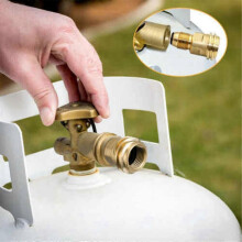 Adaptateur pour réservoir de propane convertissant la vanne de service du réservoir POL LP en tuyau ou régulateur QCC1 / Type 1 - Éditi