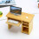 1:12 Compact Computer Desk W/Keyboard Tray Kit for Bedroom Office Study Table 3