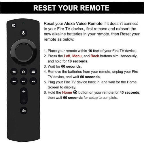 Amazon Fire TV Stick Compatible Remote Control Replacement L5B83H Alexa 4K 2