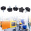 M615 M6 ABS Plastic Star Shape Thread Clamping Knob 15mm Screw 4