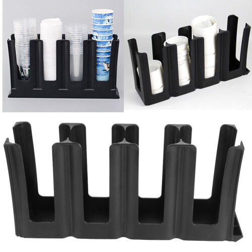 Plastic Coffee Cup Holder 4 Compartment