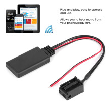 12-Pin Car Bluetooth AUX Adapter for Opel Corsa Agila Antara Vivaro