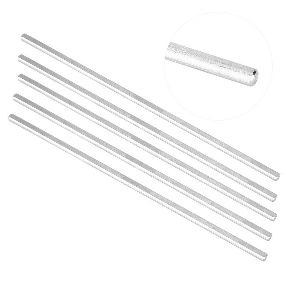 5Pcs Steel Shaft Î¦6Mm For Robots 22Cm Length, Durable Stainless Steel 9331392354053
