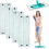 Microfibre Mop Head Replacement Covers, 4 Pcs for Leifheit System Mop Flat Replacement Head ,42 CM, Reusable Mop Pads 1