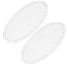 1 Pair Clear Range Hood Lampshade for Kitchen Range Hood Lamps Cover Replacement Transparent Light Lens Cover for Cooker Hood Range Hood Lamp Accessor