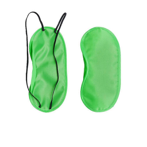 (Green) Eye Cover Supple Blindfold Multi-functional Practical Helpful Useful