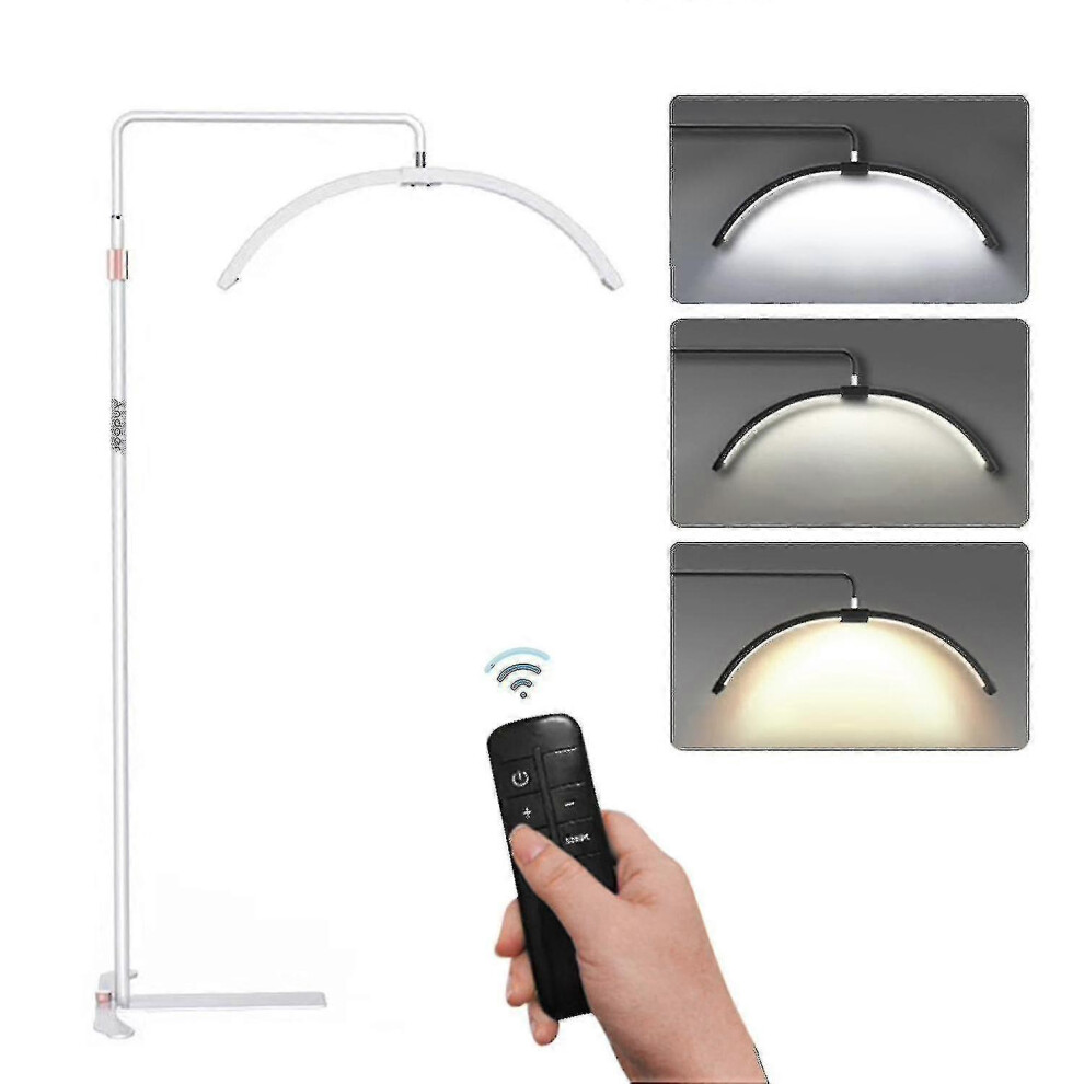 (, Uk Plug) 36W Floor Led Video Half-Moon Shaped Fill 3000K-6000K Dimmable With White/Light 3642871294620