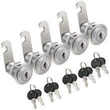 5pcs Security Lock 30mm Cabinet Drawer Lock with Mailbox Lock Combination Cylinder Lock Cabinet Door Lock - DD