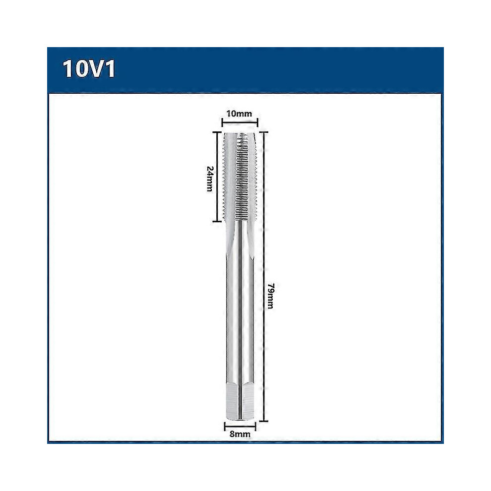 (Cn, 10V1) Tyre Valve Thread Tap 5V1 5V2 8V1 8V2 10V1 Right Cutting Straight Fluted Taps Screw Thread Tap Hand Tools 3457857607895