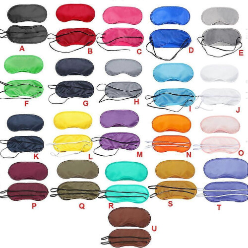 (Red) Eye Cover Supple Blindfold Multi-functional Practical Helpful Useful 1
