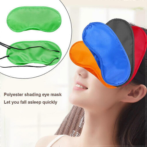 (Green) Eye Cover Supple Blindfold Multi-functional Practical Helpful Useful 1