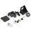 Extruder Full Kit for 3D Printer, Black ABS, Stable Feeding 5