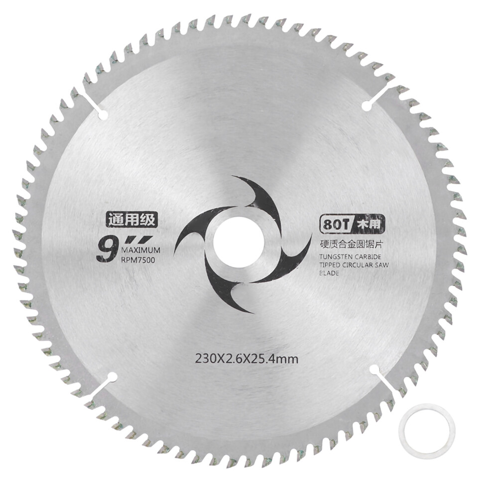 Carbide Circular Saw Blade 80T 9.1in