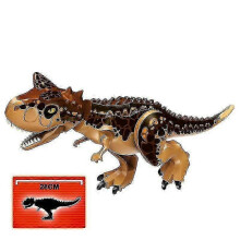 (Carnotaurus brown)1pc Jurassic Big Size Dinosaur Building Blocks T-rex Quetzalcoatlus Baryonyx Action Figures Kids Toys Gifts