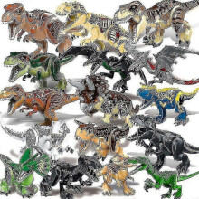 (Tyrannosaurus)1pc Jurassic Big Size Dinosaur Building Blocks T-rex Quetzalcoatlus Baryonyx Action Figures Kids Toys Gifts