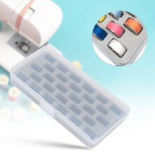 28 Empty Spool Plastic Box for Thread Storage