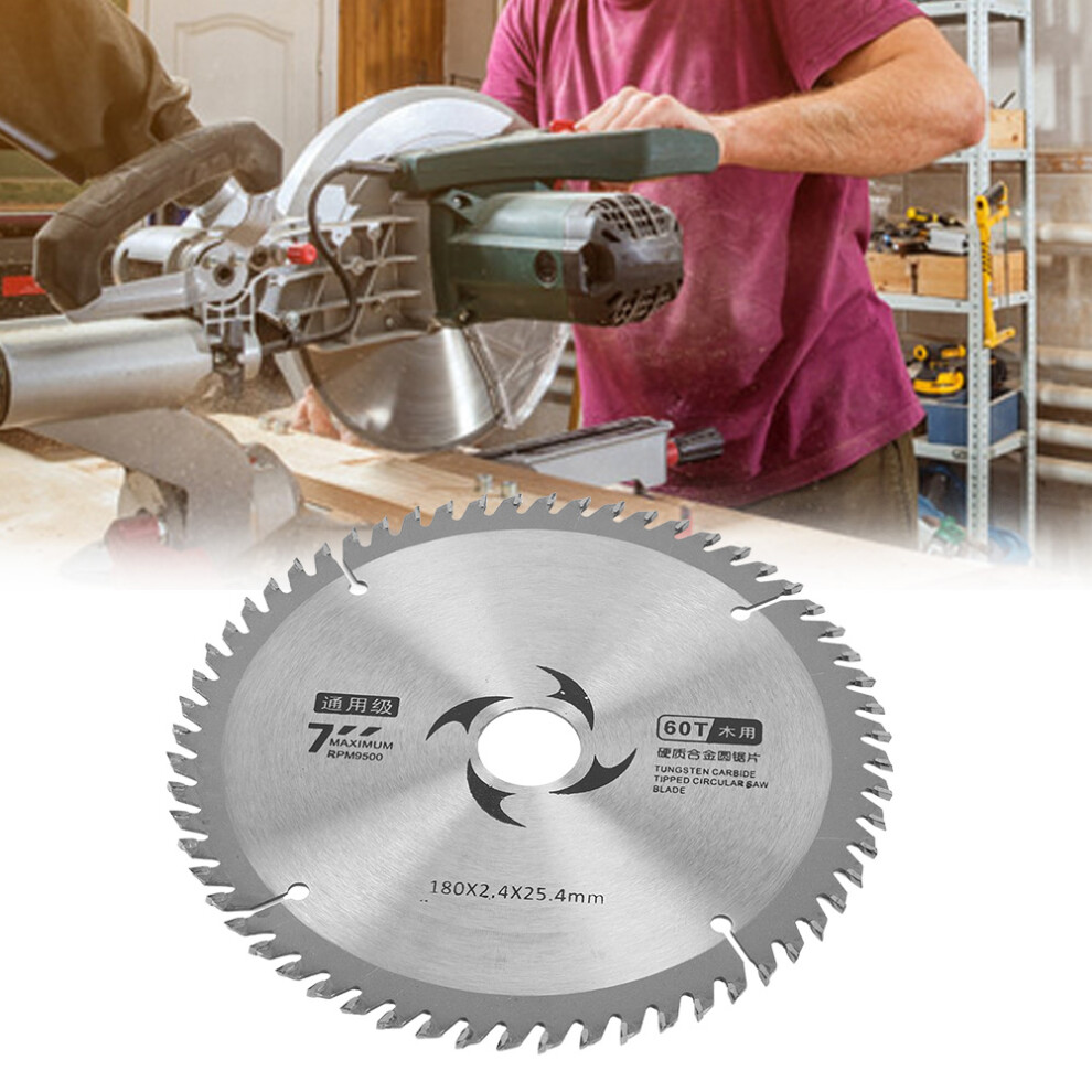 Carbide Circular Saw Blade 7 Inch 60T For Woodworking, Round Disc 4691392358273