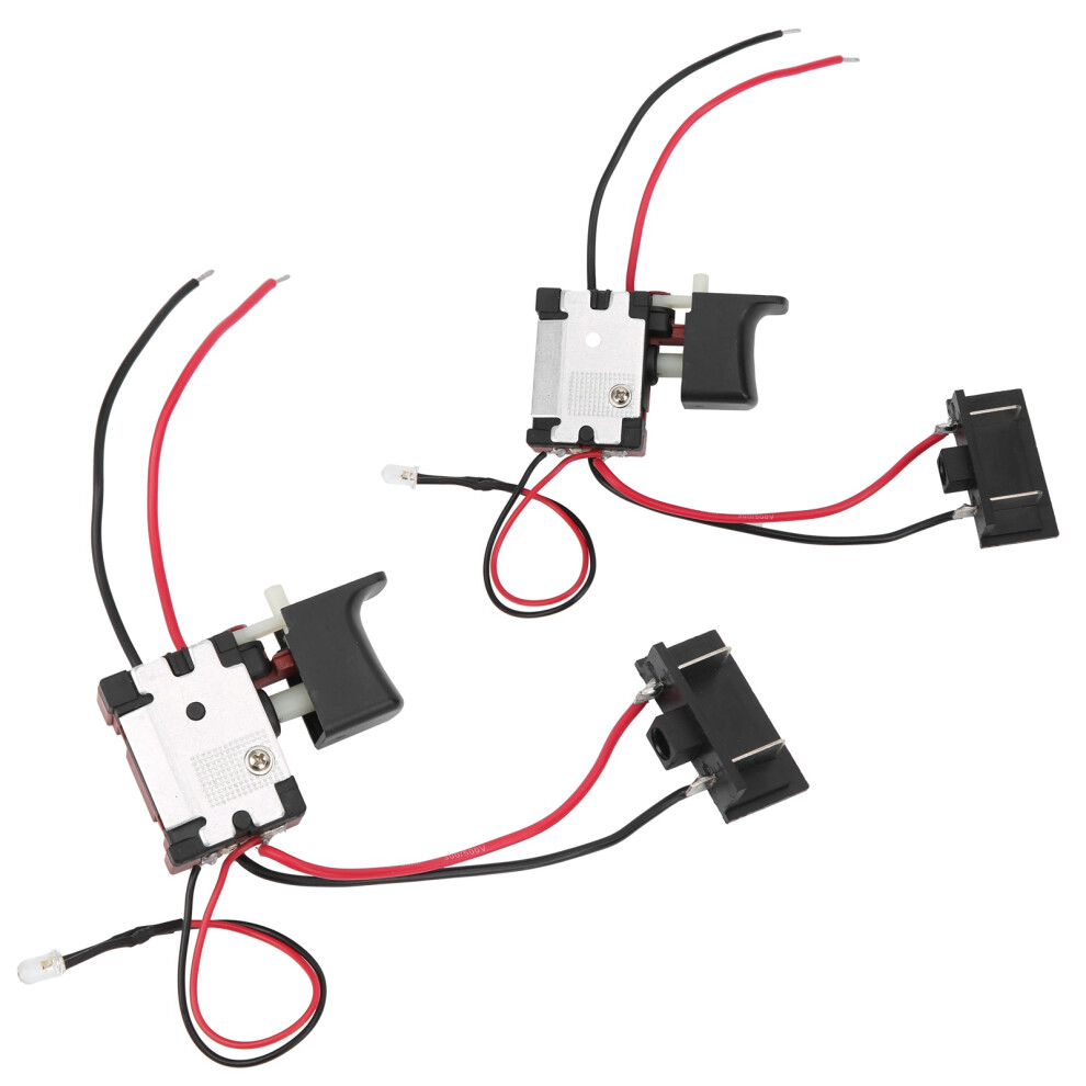 2Pcs Master Switch Fitting, 16A, 7.2V-24V, Stepless Speed Regulation 4621392114494