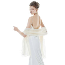 (Beige)Shawlswrapsforwomenweddingevening Partybride Bridesmaid Lightweight Silky Solid Scarves Summer Sheer Large Bikini Cover Up