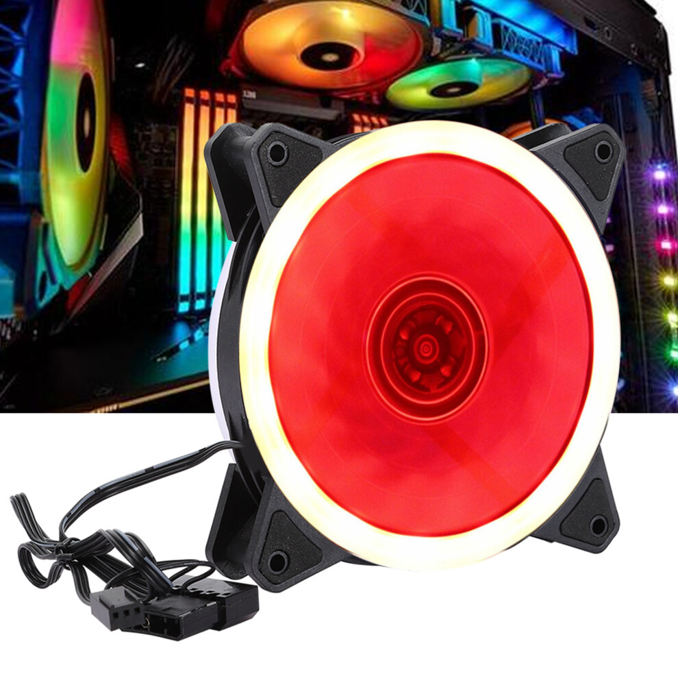 120Mm Monochrome Rgb Dual Aperture Chassis Fan, 19Db, 1200Rpm Red/Light 6931392114959