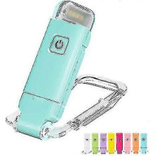 (Light green) Usb Rechargeable Book Light For Reading In Bed,portable Clip-on Led Reading Light,portable Reading Lamp For Bookworms, Travel