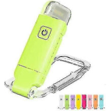 (green) Usb Rechargeable Book Light For Reading In Bed,portable Clip-on Led Reading Light,portable Reading Lamp For Bookworms, Travel
