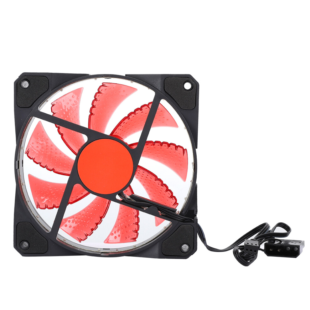 120Mm Rgb Chassis Fan 19Db, 1200Rpm, 4W, Multiple Colors Light/Red 7601392420471