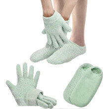 Moisturizing Socks And Gloves Overnight, Gel Gloves And Socks for Dry Cracked Feet, Overnight Gloves Socks, Spa Gloves Socks - RIpj