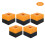 5Pcs Waterproof Emergency Stop Box Control Switch 22mm Yellow BX1-22 1