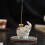 Miniatur-Elefant-Statue aus Kunstharz, Räucherstäbchenbrenner 6