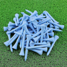 (100Pcs Ice) 100Pcs 54MM Colored Wood Golf Tees Wooden Supplies Accessories