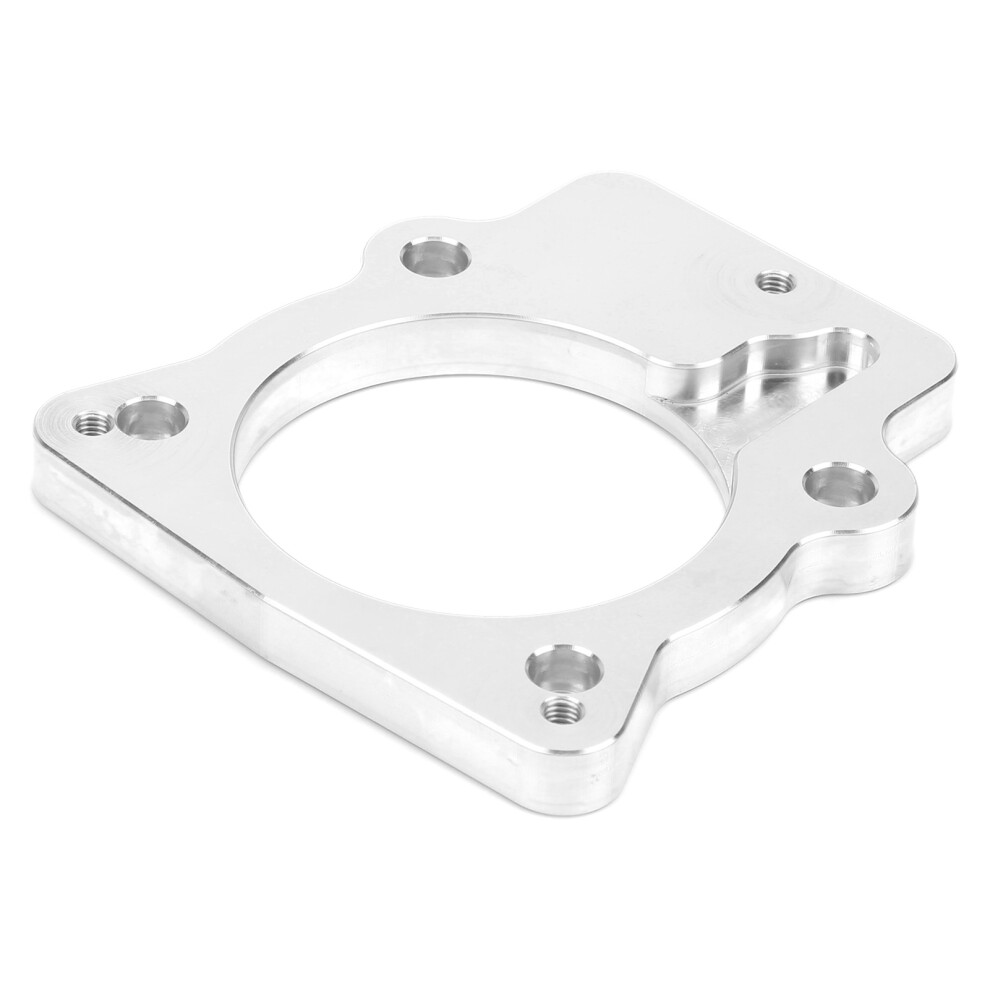 Aluminum Throttle Body Adapter Plate 4ÂBolt To 3ÂBolt For Ls4 Engines Silver 4211392116736