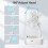 USB fan, mini table fan, rechargeable battery (1200 mAh), 3 speed settings 3