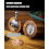 Wooden salt and pepper mill set – 2-piece set, manual, adjustable ceramic core 5
