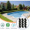 12 Pieces Replacement Sweeping Hose Tail Scrubbers for Sweeping Pool Cleaner Compatible with Polaris 4