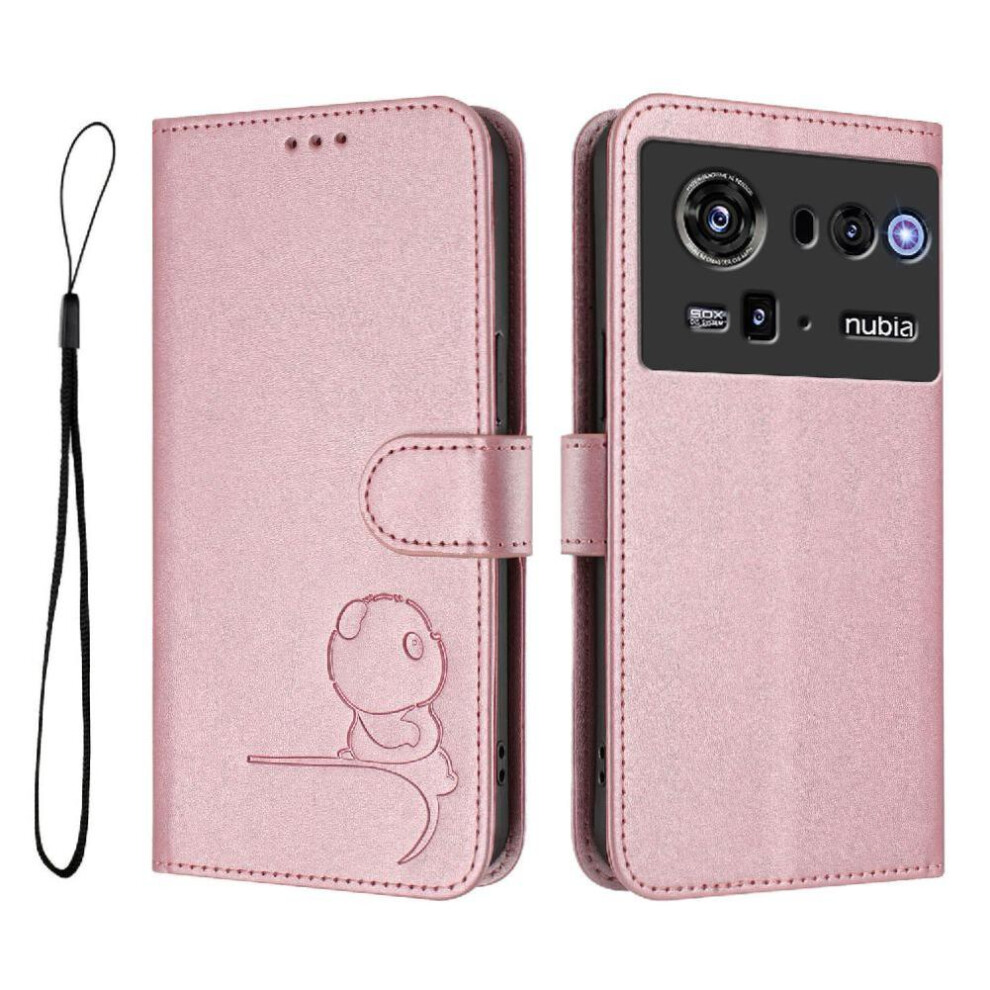 () Phone Case For Zte Nubia Z80 Ultra Magnetic Flip Folio Card Slots Holder Kickstand Pu Leather Rfid Blocking 764563226399