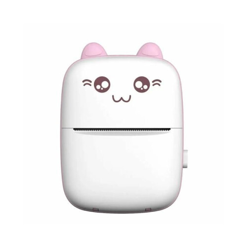 Mini stampante termica tascabile con app per bambini per Android e iOS – ricaricabile tramite USB – Blu 1
