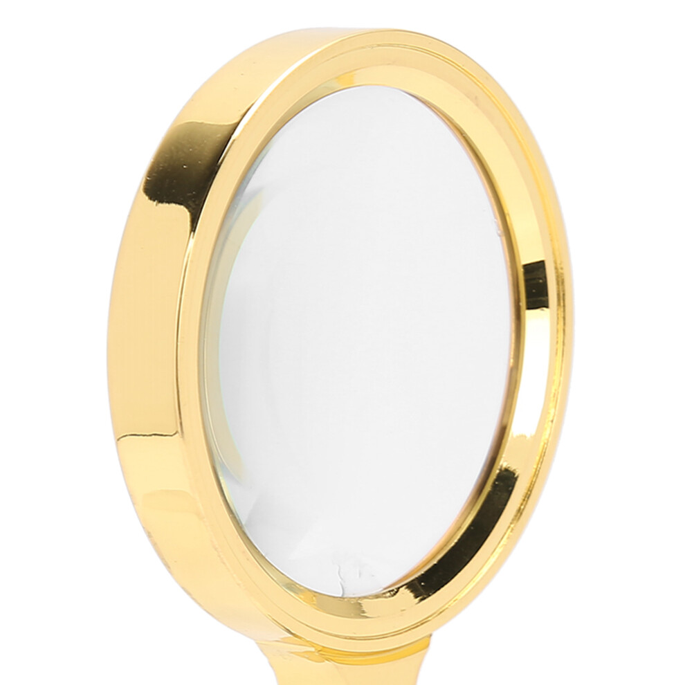 Magnifying Glass 70mm Vintage Handheld 7X Reading Lens for Household Use