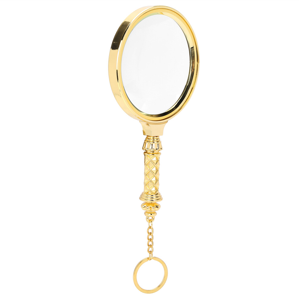 5X 90mm Handheld Magnifying Glass with Key Chain for Reading & Viewing