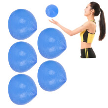 5pcs Blue Silicone Hand Grip Balls 30 Hardness for Strength & Recovery