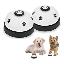 2 Pieces Training Bells for Pets Potty Training with Paw Pattern - Pjun