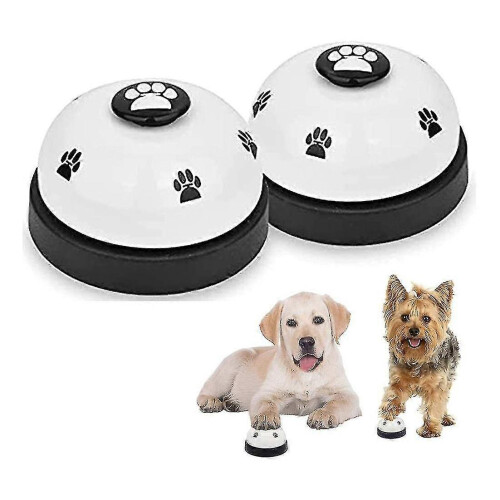 2 Pieces Training Bells for Pets Potty Training with Paw Pattern - Pjun