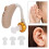 Portable Hearing Aids Set with Earplugs, Storage Box, 130dB Max Output 16