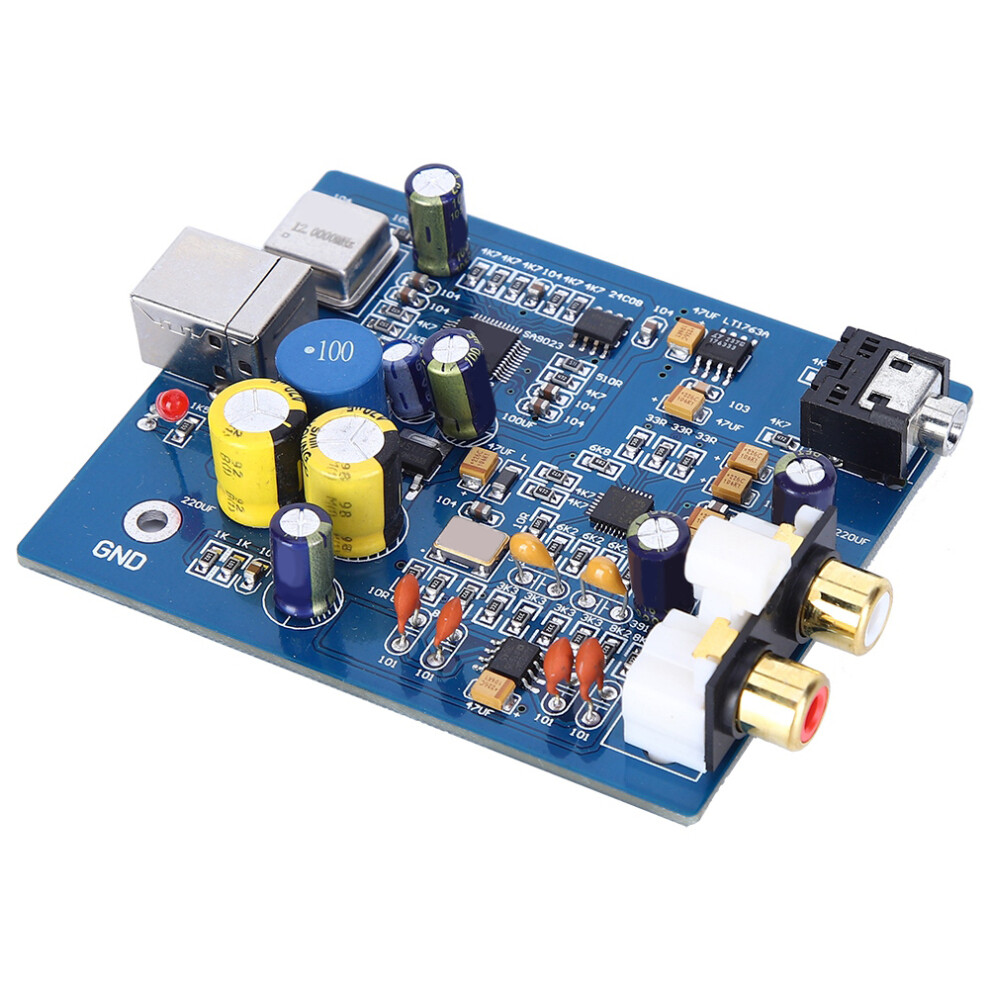 Audio Decoder Board Amplifier Module 24ÂBit 96K Usb Sa9023 For Hi-Fi Audio 4661392364406