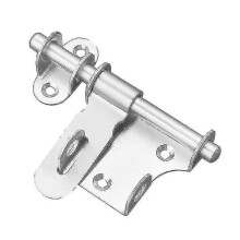 (S) Stainless Steel Sliding Door Lock With Padlock Hole  - RiRi