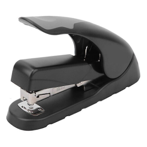 Black Stapler: 20/40 Sheets Capacity for 24/6, 24/8, 26/6, 26/8 Staples, Durable Stapling Machine