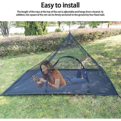 (Black) Camping Mosquito Net,Mosquito Net Tent for Outdoor Camping 2