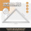24 Inch Folding Triangle Ruler Framing Square for Carpenter Tools Construction Framing Tool Measurement Angle Ruler 6